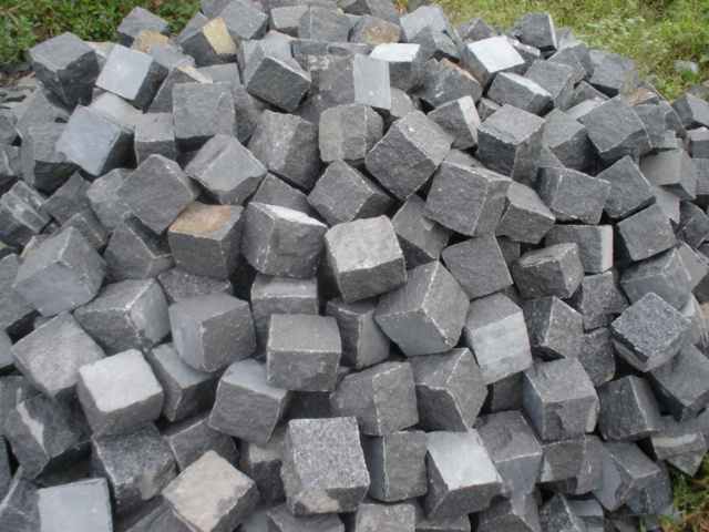 Black Granite Cobbles
